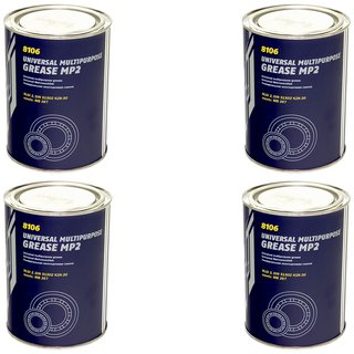Multipurposegrease Grease Lithium MP-2 Grease MANNOL 8106 4 X 800 g