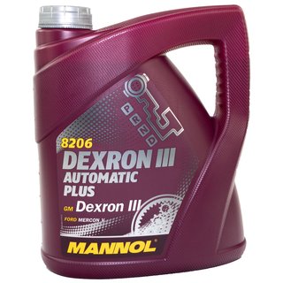 MANNOL Gearoil Dexron III Automatic Plus 4 liters buy online by M, 17,95 €