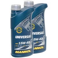Motorl Motor l MANNOL 15W-40 Universal API SG/CH-4 2 X...