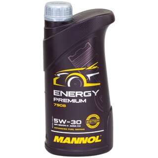 Motorl Motor l MANNOL Energy Premium 5W-30 API SN 1 Liter