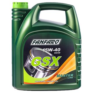 Engineoil Engine Oil FANFARO 15W-40 GSX API SN/ CH-4 5 liters