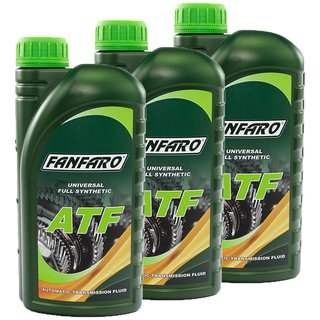 Gearoil Gear oil FANFARO Automatic ATF 3 X 1 liter