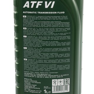 Gearoil Gear oil FANFARO Automatic ATF VI 5 X 1 liter