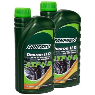 Gearoil Gear oil FANFARO ATF IID Automatic 2 X 1 liter