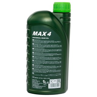 Gearoil Gear oil FANFARO MAX 4 80W-90 GL-4 API GL4 shift 5 X 1 liter