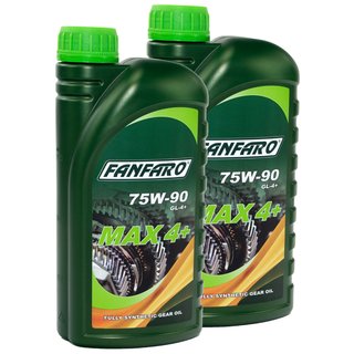 Gearoil Gear oil FANFARO MAX 4+ 75W-90 GL-4+ shift 2 X 1 liters