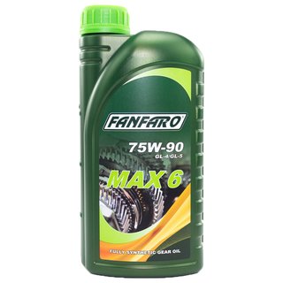 Gearoil Gear oil FANFARO MAX 6 75W-90 GL-5 1 liters