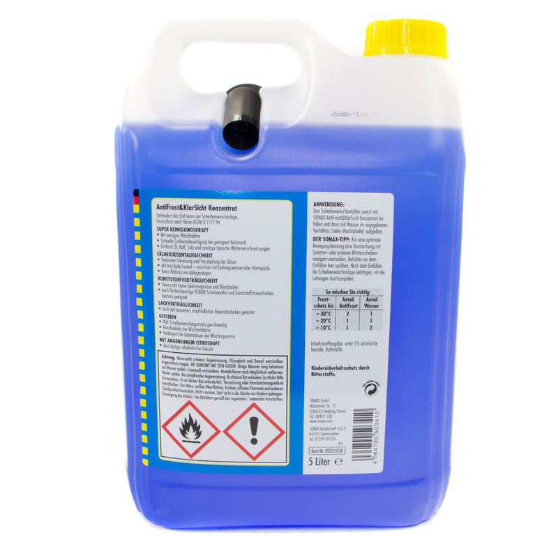 SONAX Anti Freeze and Clear Concentrate 5 liters buy online in th, 18,99 €