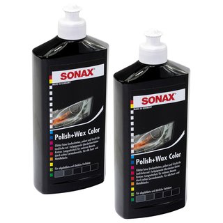Polish and Wax Color NanoPro black SONAX 1 liter