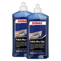 Polish and Wax Color NanoPro blue SONAX 1 liter