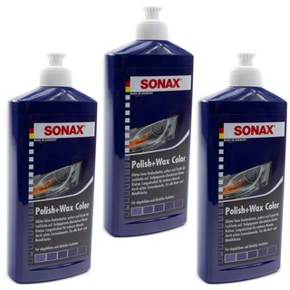 Polish und Wax Color NanoPro blau SONAX Politur 1,5 Liter