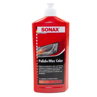 Polish and Wax Color red SONAX 500 ml