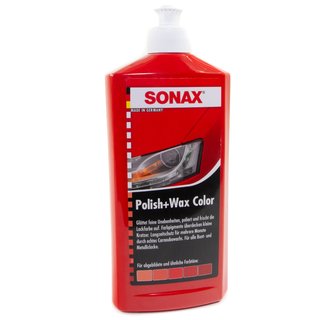 Polish und Wax Color rot SONAX Politur 500 ml