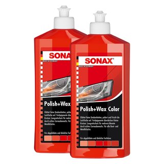 Polish und Wax Color rot SONAX Politur 1 Liter