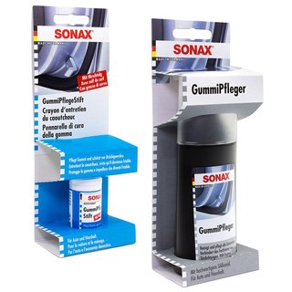 Gummi Pfleger SONAX 100 ml und Gummi Pflege Stift SONAX 20 g