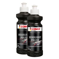 Headlight polish PROFILINE 02761410 SONAX 2 X 250 ml