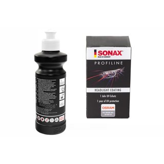 Headlight Coating Profiline SONAX 50 ml and Headlight Polish 250 ml