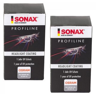 Longterm sealing Headlight Coating PROFILINE 02765410 SONAX 2 X 50 ml
