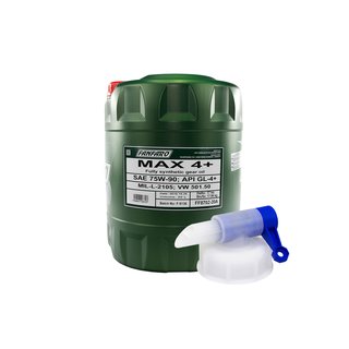 Gearoil Gear oil FANFARO MAX 4+ 75W-90 GL-4+ shift 20 liters incl. outlet tap