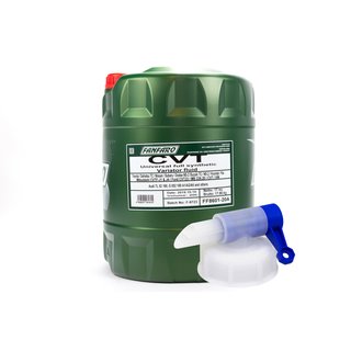 Gearoil Gear oil FANFARO Automatic CVT 20 liters incl. Outelet Tap