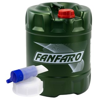 Engine oil FANFARO M-4T + 10W-40 API SL Motorcycle 20 liter incl. Outlet Tap