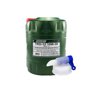Engineoil Engine Oil FANFARO 10W-30 TRD 12 API CI-4 20 liters incl. Outlet Tap