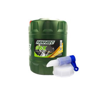Engineoil Engine Oil FANFARO 15W-40 GSX API SN/ CH-4 20 liters incl. Outlet Tap