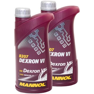 Getriebel Getriebe l MANNOL Dexron VI Automatik 2 X 1 Liter