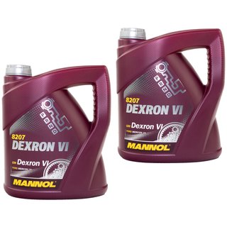 Gearoil Gear oil MANNOL Dexron VI automatic 2 X 4 liters