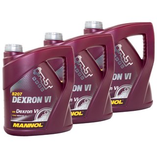 Gearoil Gear oil MANNOL Dexron VI automatic 3 X 4 liters