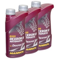 Gearoil Gear oil MANNOL Dexron II Automatic 3 X 1 liter