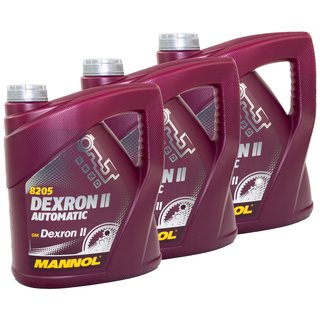 Gearoil Gear oil MANNOL Dexron II Automatic 3 X 4 liters