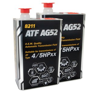 Gearoil Gear oil MANNOL ATF AG52 Automatic Special 2 X 4 liters