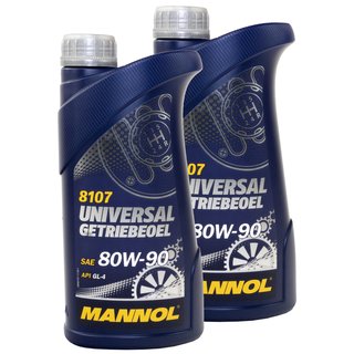 Gearoil Gear Oil MANNOL Universal 80W-90 API GL 4 2 X 1 liter