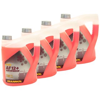 Radiatorantifreeze MANNOL Longterm Antifreeze 4 X 5 liters premix -40  C red