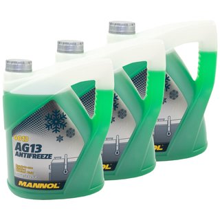Radiatorantifreeze MANNOL Hightec Antifreeze 3 X 5 liters premix -40 C green