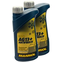 Kühlerfrostschutz MANNOL Advanced Antifreeze 2 X 1 Liter...