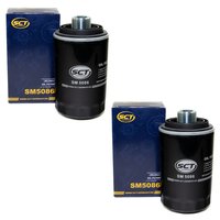 Ölfilter Motor Öl Filter SCT SM 5086 Set 2 Stück