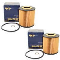Oil filter engine Oilfilter SCT SH 4789 P set 2 pieces