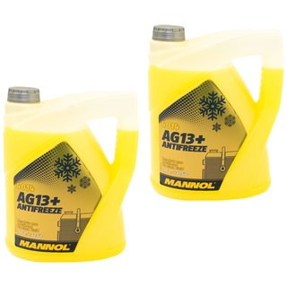 Radiatorantifreeze MANNOL Advanced Antifreeze 2 X 5 liter ready mix -40C yellow