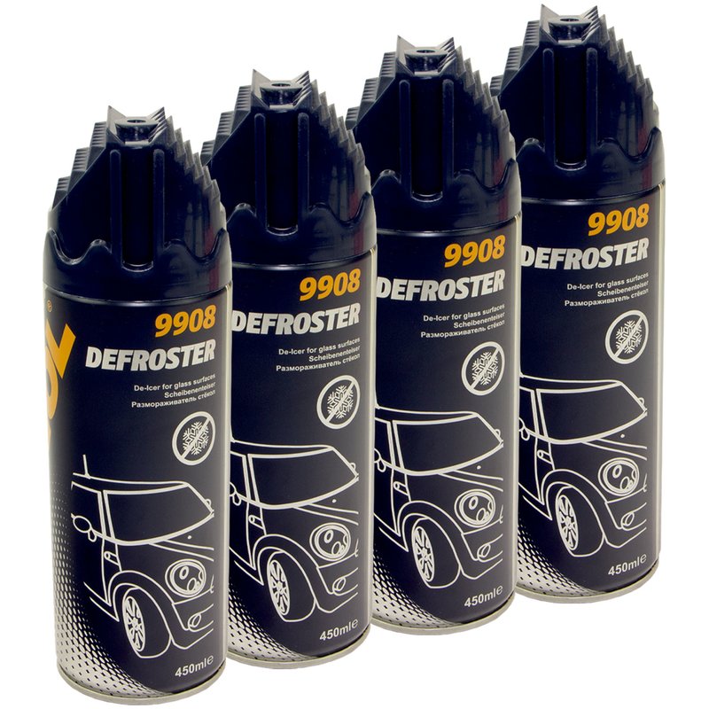 MANNOL Scheibenenteiser Defroster 4 X 450 ml online im MVH Shop k, 14,95 €