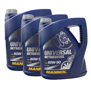 Gearoil Gear Oil MANNOL Universal 80W-90 API GL 4 3 X 4 liters