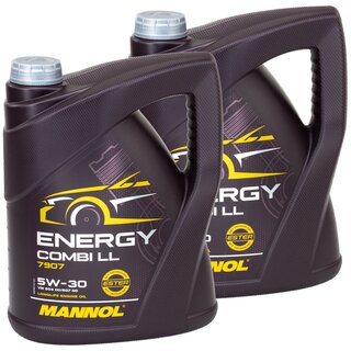 Motorl Motor l MANNOL Energy Combi LL 5W-30 API SN 2 X 5 Liter