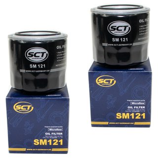 Oilfilter engine Oil Filter SCT SM 121 Set 2 pieces