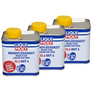 Brakefluid LIQUI MOLY SL6 DOT-4 3 X 500 ml