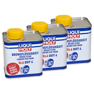 Bremsflssigkeit LIQUI MOLY SL6 DOT-4 3 X 500 ml