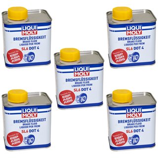 Bremsflssigkeit LIQUI MOLY SL6 DOT-4 5 X 500 ml