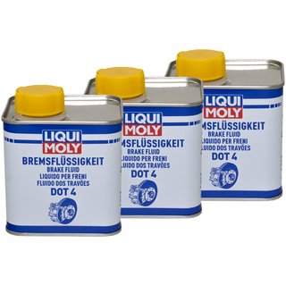 Brakefluid LIQUI MOLY DOT-4 3 X 500 ml