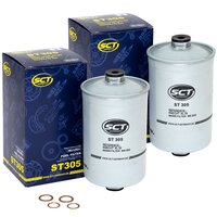 Kraftstofffilter Kraftstoff Filter Benzin SCT ST 305 Set...