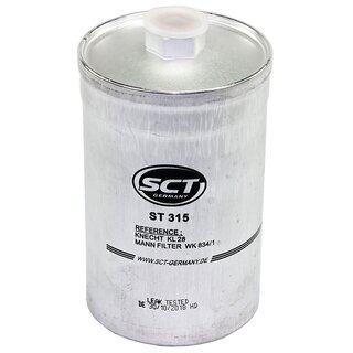 Kraftstofffilter Kraftstoff Filter Benzin SCT ST 315 Set 2 Stck